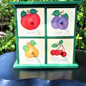 LAST MARKDOWN Nice small drawer storage table top cabnet